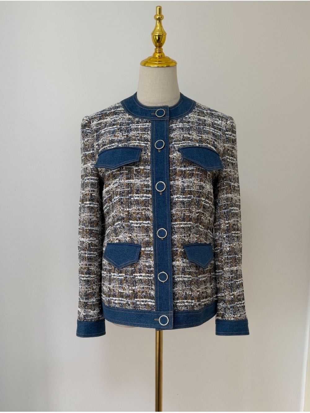 Veronica Beard Ainslie Tailored Tweed Jacket